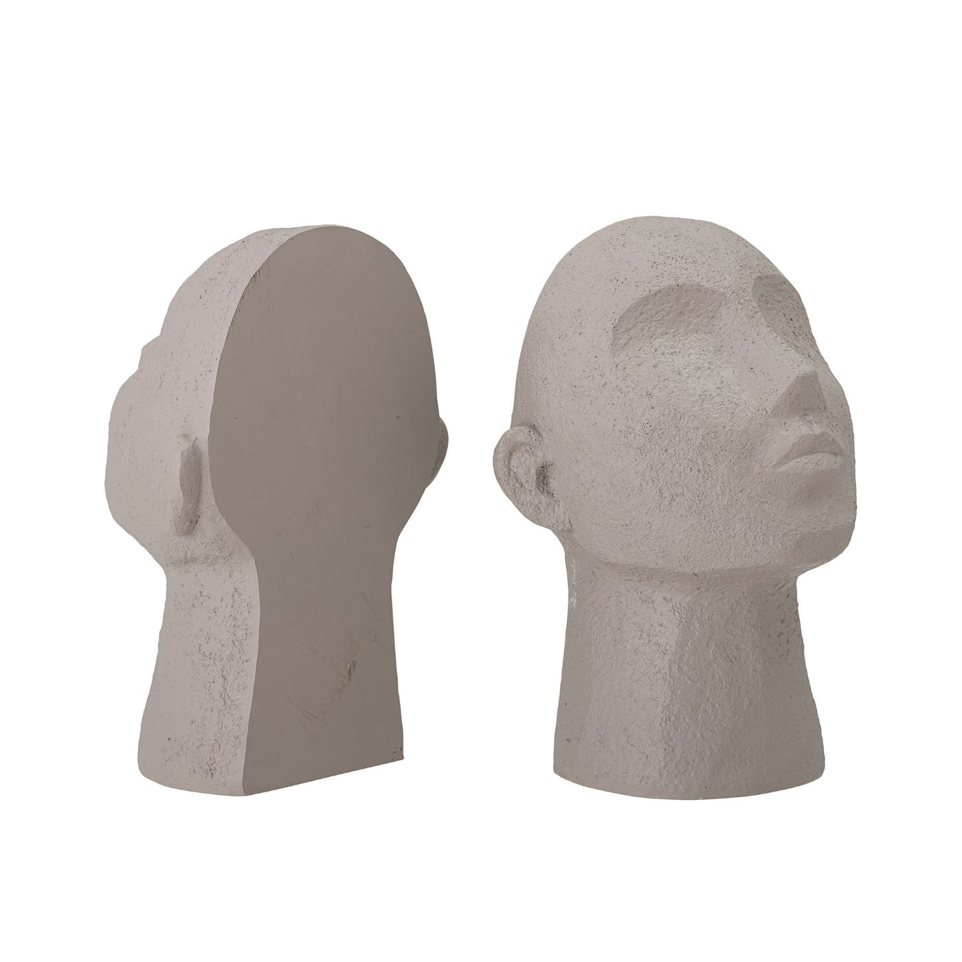 Sculptural Head Bookends