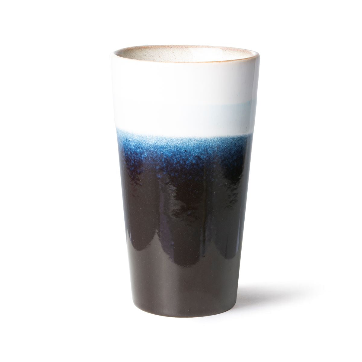HKliving-70s Ceramics Latte Mug-Arctic