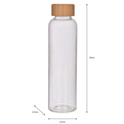 bottle with bamboo lid measurements 