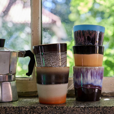 HKliving-70s Ceramics Coffee Mug- Swinging