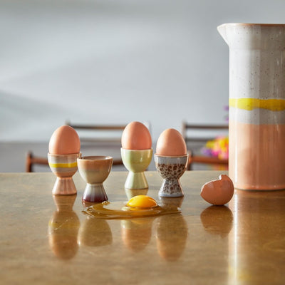 70s Ceramics Egg Cups Set of 4 - Mrs Robinson