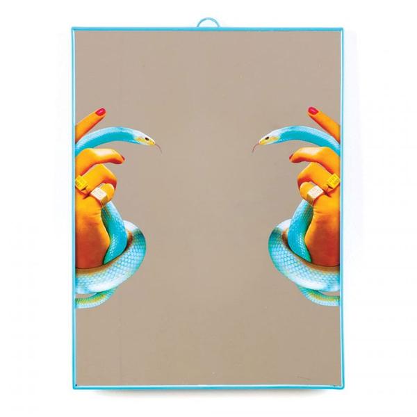 Seletti Hands with Snakes Glass Mirror - 30cm x 40cm - Mrs Robinson