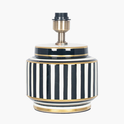 Humbug Black and White Table Lamp-Short