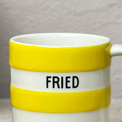 Yellow Stripe Mug - Fried- Exclusive