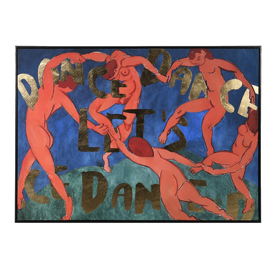 'Let's Dance' Large Framed Canvas - Mrs Robinson