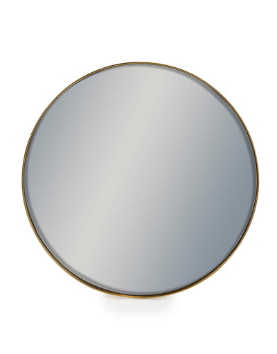 Gold Framed Wall Mirror - Round 51cm - Mrs Robinson