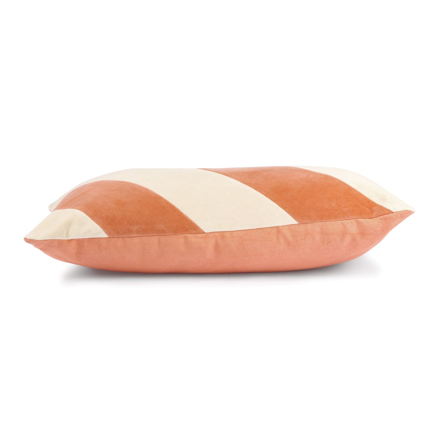 HKliving Striped Cushion-Rose and Cream