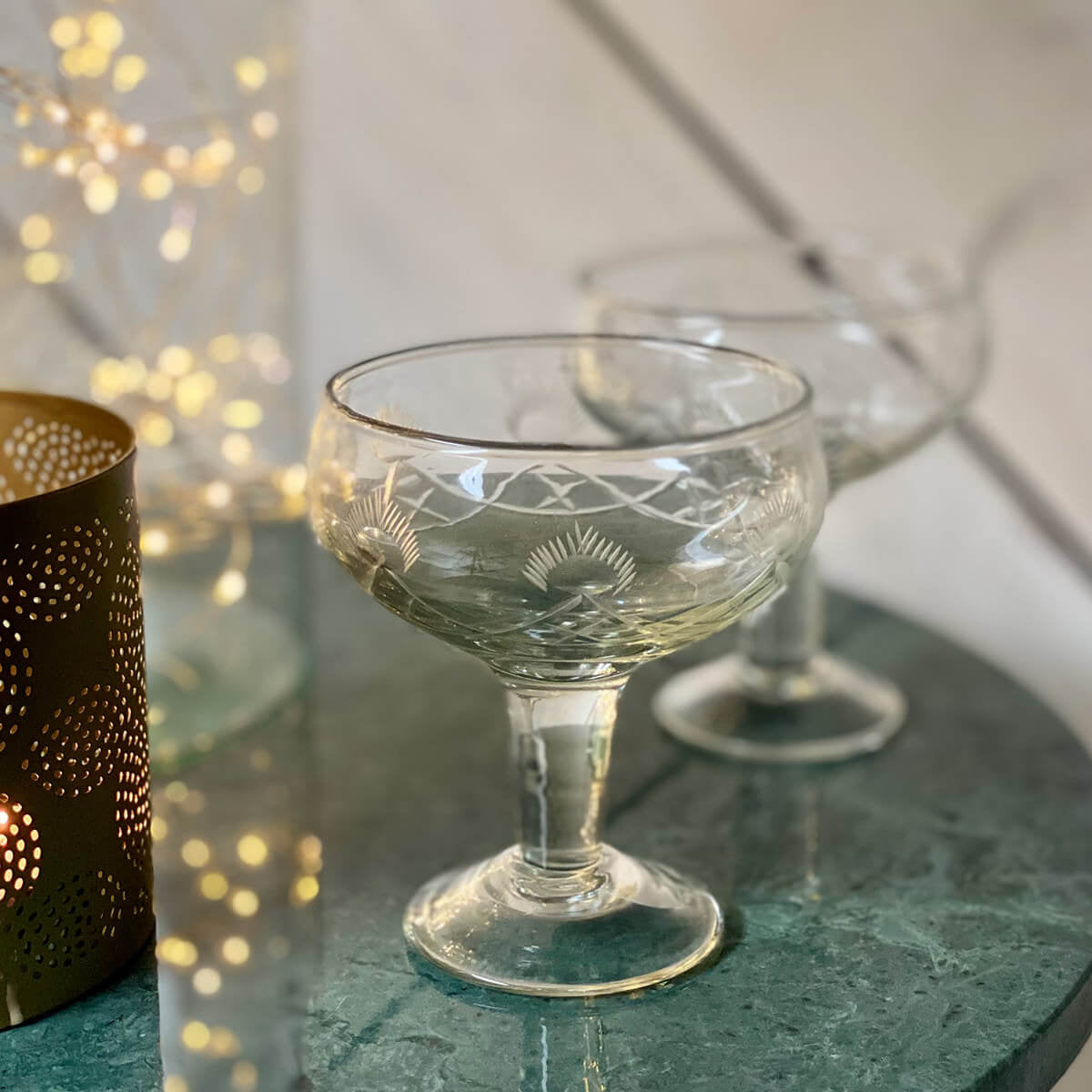 Vintage Style Champagne Coupe Glass - Mrs Robinson