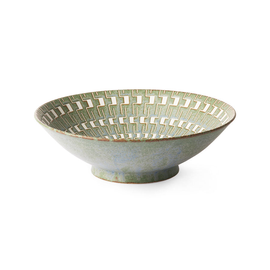 Japanese Porcelain Salad Bowl - Mrs Robinson