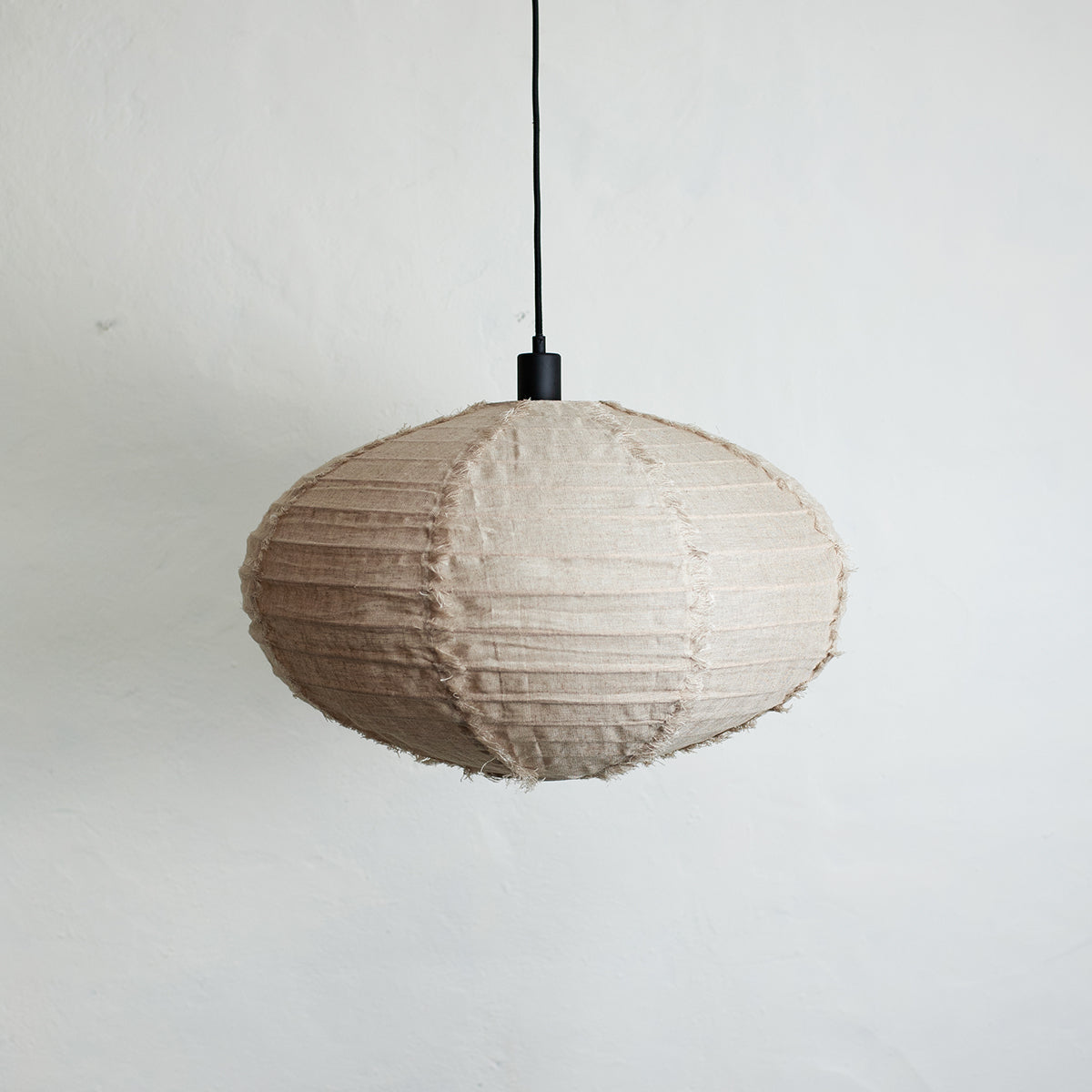 60cm white oval paper lamp