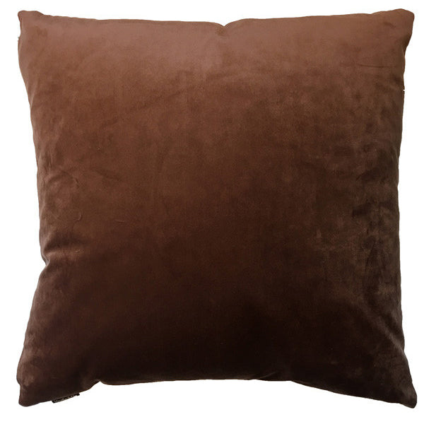 velvet woods cushion - brown back Vanilla Fly