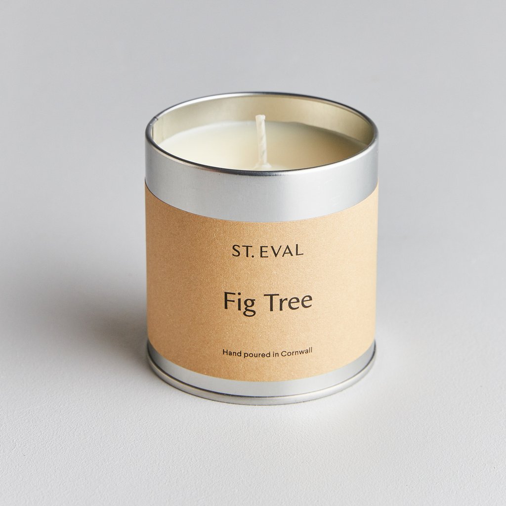 St Eval - Fig Tree Scented Tin Candle - Mrs Robinson