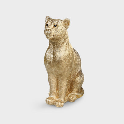 & Klevering Leopard Coin Bank in Gold - Mrs Robinson