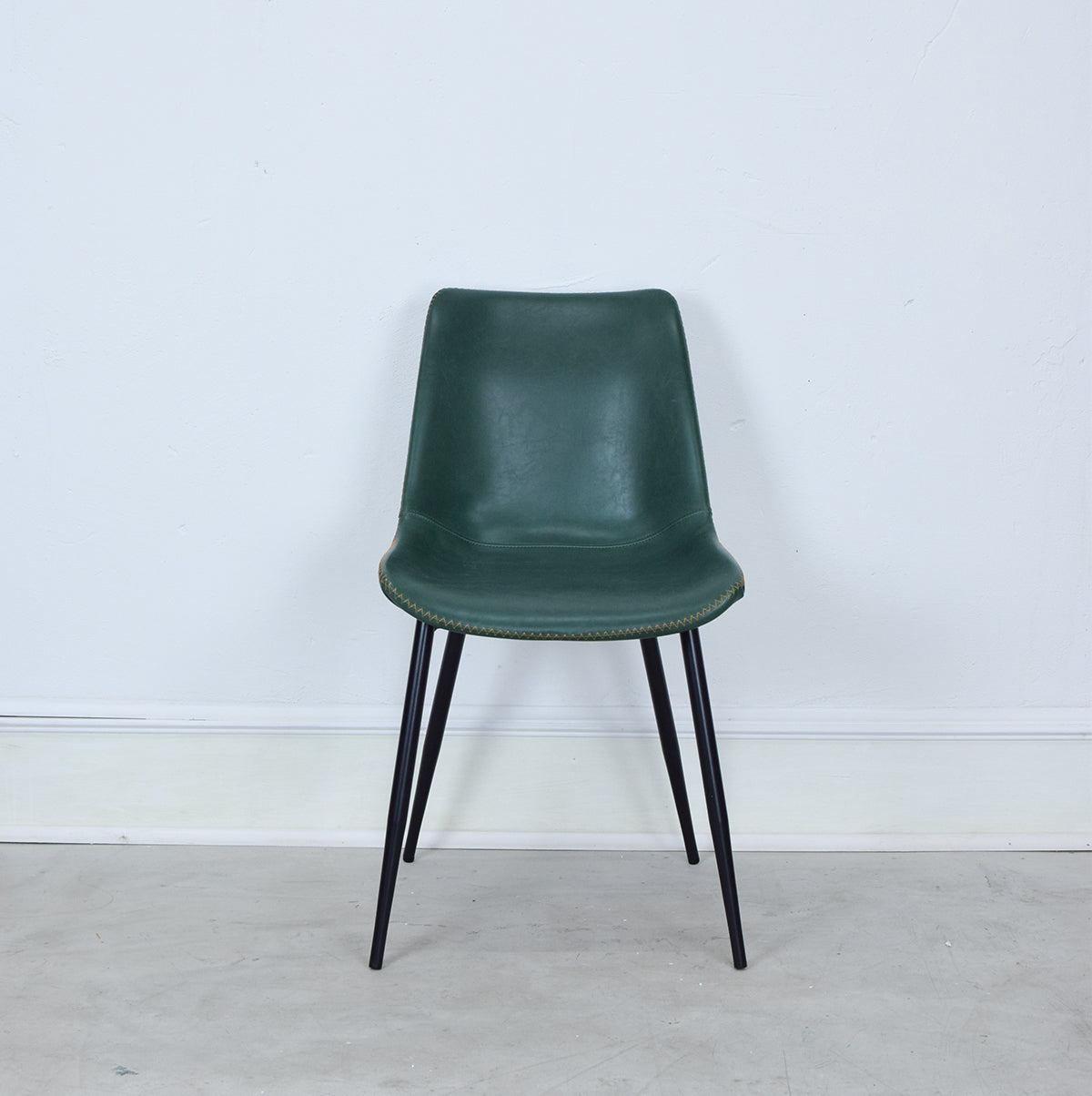 green dining chair front-Mrs Robinson