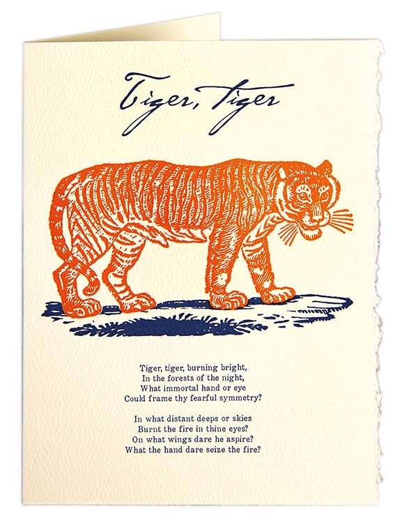Tiger tiger Card