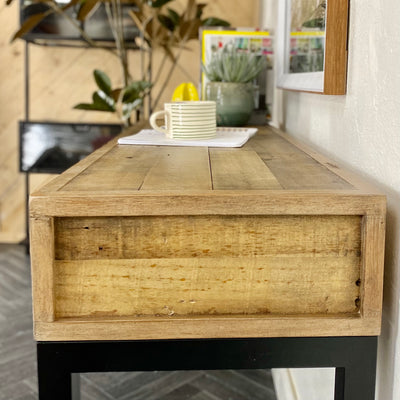 2 Drawer Desk Console Reclaimed