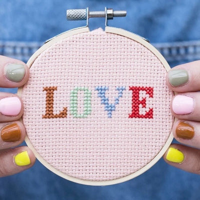 Love embroidery kit