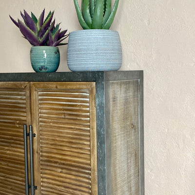 Marisol Wood & Metal Storage Cabinet