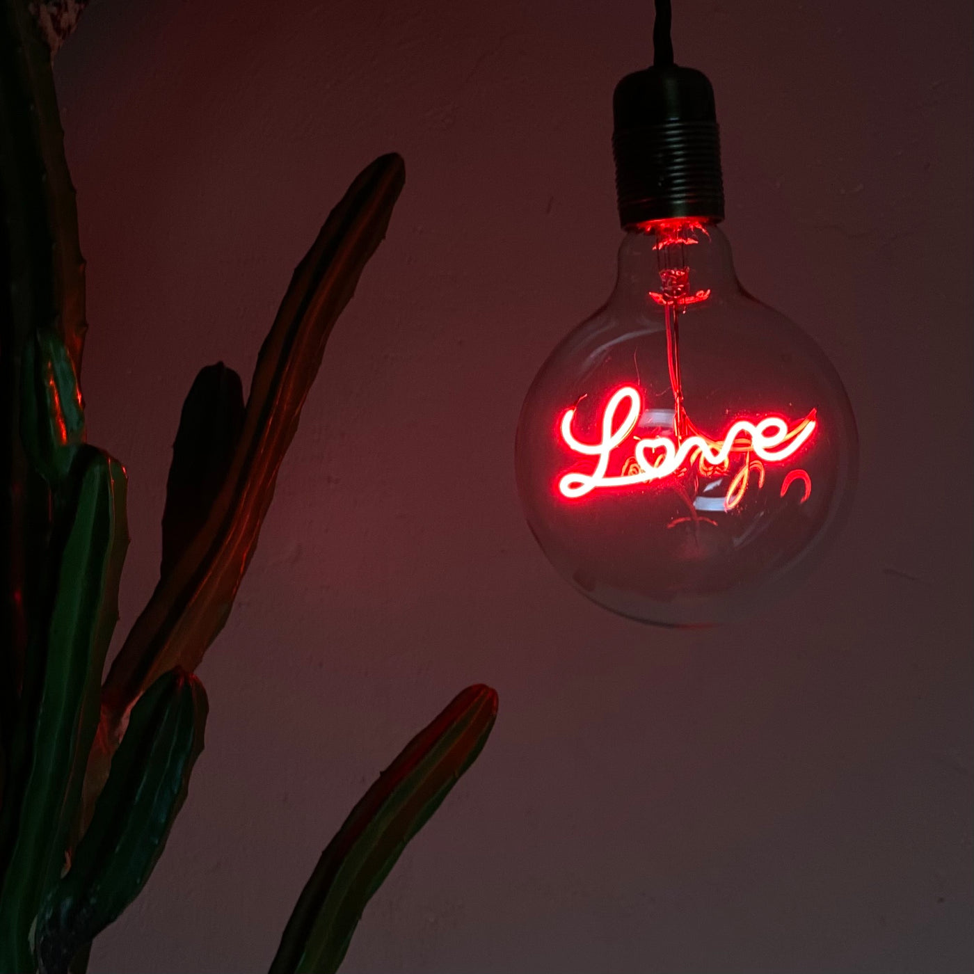 Love - Red Decorative LED Neon Filament Bulb - Mrs Robinson