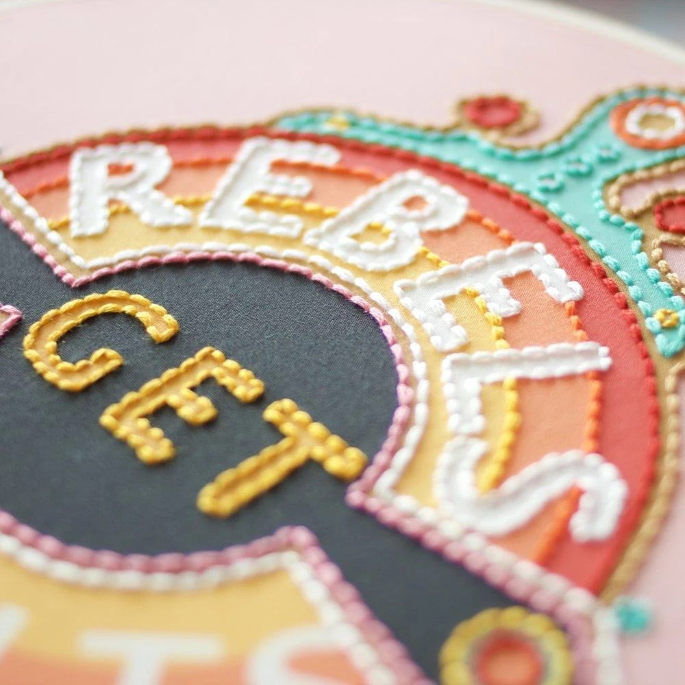Rebels get Results embroidery
