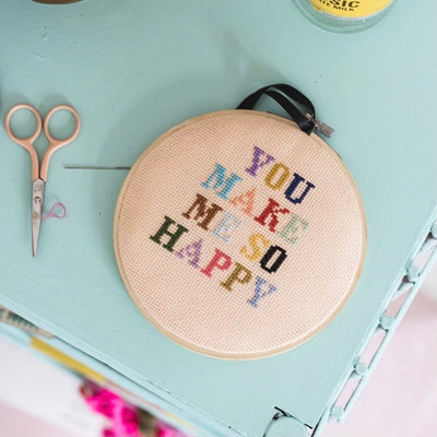 You Make Me So Happy Embroidery