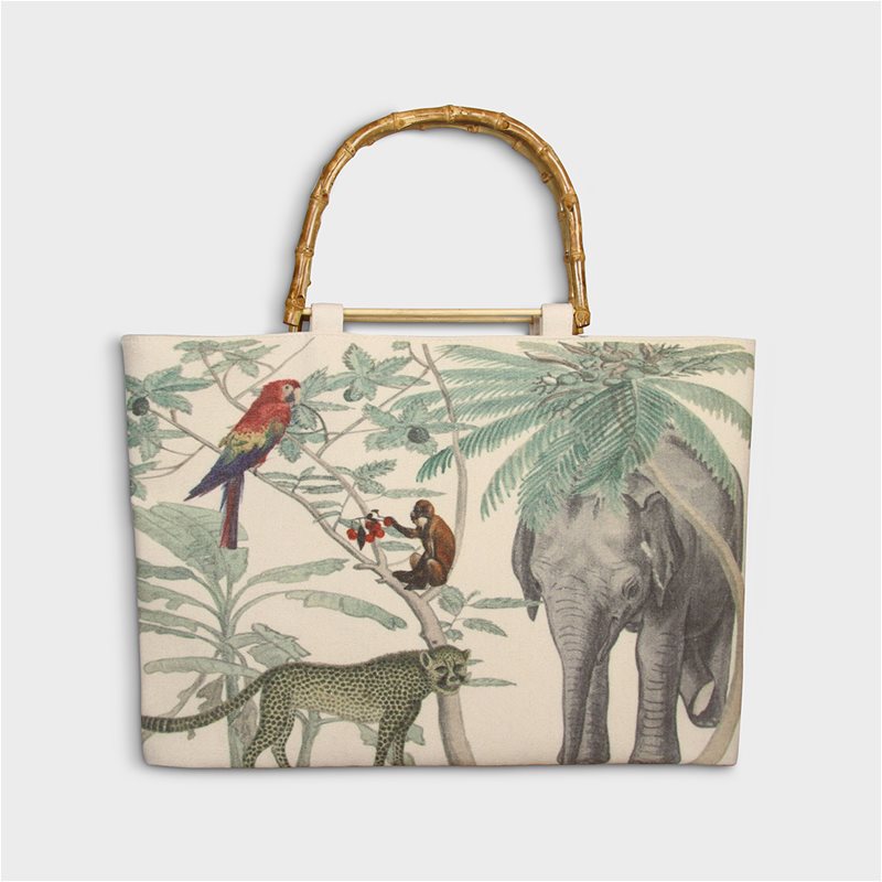 &-Klevering-jungle-cotton-tote-bag-with-bamboo-handles