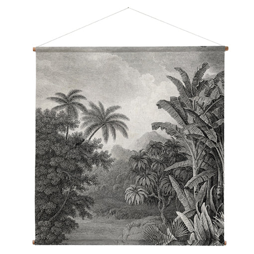 black-and-white-Jungle-Canvas-Wall-Chart-XXL-154cm-154cm-By-HK-Living