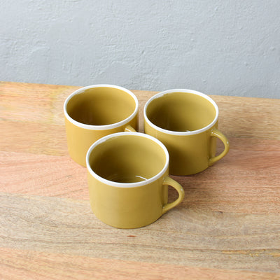 Ceramic Mug In Mustard - Mrs Robinson