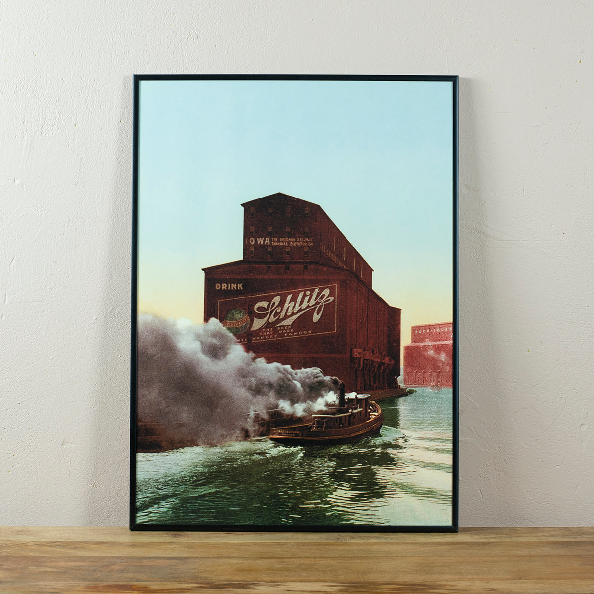 Retro Boat Print - 50 x 70 cm