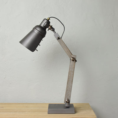 wood and metal table lamp - Mrs Robinson